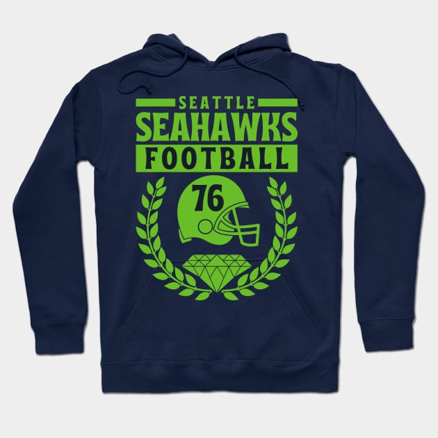 Seattle Seahawks 1976 American Football Hoodie by Astronaut.co